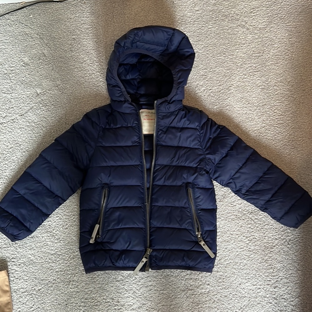 Hanna Andresson Blue puffy jacket size 4 kids - Picture 3 of 6